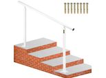 Vevor Ringhiera Per Scale Corrimano 0-5 Gradini Alluminio Portata 75 Kg