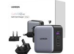 Caricabatterie Nexode Ugreen, 2X Usb-C + Usb, 65W