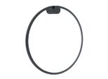 Lampada Da Parete Per Bagno Cerchio Nero Ø50Cm Saturno Led 25W Milagro