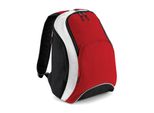 Bagbase - Zaino "Teamwear"" RW9506 (Taglia Unica) (Rosso/Nero/Bianco)"