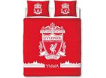 Liverpool Fc - Set Di Biancheria Da Letto "Tone"" AG3204 (Letto Matrimoniale) (Rosso/Bianco)"