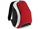 Bagbase - Zaino "Teamwear"" PC5761 (Taglia Unica) (Rosso/Nero)"