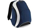 Bagbase - Zaino "Teamwear"" PC5761 (Taglia Unica) (Blu Scuro/Bianco)"