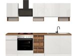 Dmora Cucina Completa Attimis Bianco Lucido, Modulabile Un Cassetto Italy