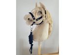 Sella Combinata Per Cavallo Da Tiro: Canthar A3 + Briglia Con Cordino - Blu