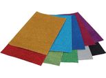 Creativ Company Cartoncino Glitterato A4 Carta Craft 50 Fogli Multicolori