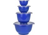 Set Di Ciotole Rosti 4 Pezzi Con Coperchio "Margrethe"" New Blue (Blu Elettrico) 0,25+0,5+1,5+3,0L"