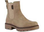 Van Hill Donna Stivaletti Classici Suola Profilata Piattaforma Anteriore Scarpe 841383, Colore: Khaki, Taglia: 38