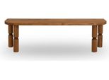 Dmora Mobile Porta Tv Fengshen 35X140X40H Cm Marrone Quercia, Un Ripiano Peso Supportato 20 Kg