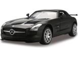 Auto Telecomandata Mercedes-Benz 1:14 2.4G Sls Amg Con Licenza Ufficiale, Telecomando A 2,4 Ghz, Per Bambini A Partire Dai 6 Anni, Nero Opaco