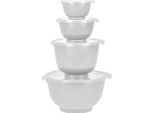 Set Di Ciotole Rosti 4 Pezzi Con Coperchio "Margrethe"" Nuovo Bianco 0,25+0,5+1,5+3,0L"