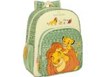 Zaino Scuola Mufasa Verde Beige 32 X 38 X 12 Cm