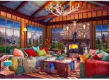 Puzzle Bluebird Cabin Holiday Home - 500 Pezzi Multicolore