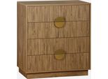 Cassettone Con Effetto Legno Di Mango A 4 Cassetti, Albero Di Mango