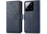 Imoshion Cover Per Telefono Cellulare Per Xiaomi 14T - Flip Cover Bookcase Flip - Blu Scuro