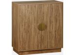 Credenza Esotica A 2 Ante, 80Cm, Albero Di Mango