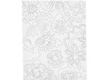 Creativ Company Cc Pittura Su Tela Con Stampa Fiori 24X30 Cm