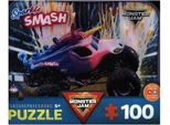 Puzzle Eurographics Con Borsa Per Il Pranzo Monster Jam - Sparkle Smash, 100 Pezzi, 9100-5947