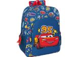 Zaino Scuola Cars Racing Navy Blue 33 X 42 X 14 Cm