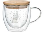 Midocean - Tazza Da Caffè "Sian"", Vetro Borosilicato, Doppia Parete, 220Ml MO1899 (Taglia Unica) (Trasparente)"