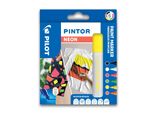 Pilot 572480 Pennarello A Pigmenti Pilot Pintor, Medio, Set Di 6 "Neon"""