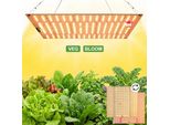 50W 234 Led Lampada Per Piante Spettro Completo Bianco Luce Solare Dimmerabile 2 Modalità Di Luce Uv Ir Lampada Di Coltivazione Luce Per Piante Da Interno Veg+Bloom Lampada Di Coltivazione