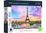 Trefl Puzzle Uft Romantic Sunset: Eiffel Turm, Paris, Frankreich, 1000 Teile, 68.3 X 48 Cm, 10693