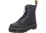 Dr Martens Jadon Iii Pisa Stivali Con Plateau In Pelle Allacciata Nero - 8 Uk - 42 Eu - 9M/10F Us / Nero