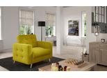 Poltrona Sedia Sala Da Pranzo Televisione Seduta Lounge Verde Design Moderno Sedia Imbottita Nuovo
