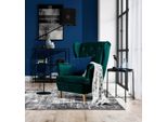 Poltrona Design Divano Divano Seduta Pelle Lounge Club Tappezzeria Lusso Orecchie Seduta Relax