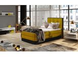 Letto Tappezzeria Design Letti Hotel 90X200Cm Camera Da Letto Boxspring Singolo