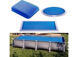 Ok-Living Telo Termico Piscina , 450 Cm Robusto Telone My Solar Da 400µ, Blu