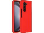 Samsung Galaxy Z Fold 5 Cover - Silicone - Custodia/Copertura Morbida Accezz - Rosso