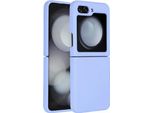 Samsung Galaxy Z Flip 5 Cover - Silicone - Custodia/Copertura Morbida Accezz - Viola