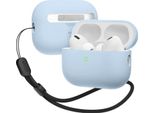 Custodia Ibrida Elago Liquid Con Cordino In Nylon Per Airpods Pro 2 Azzurro