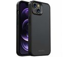 Custodia Iphone 14 Custodia Protettiva Iphone 14 Rugged Frosted Backcover Plastic Black Accezz