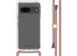 Imoshion Custodia Protettiva Google Pixel 7 Con Fascia Posteriore Con Catena Custodia Per Telefono Cellulare Per Google Pixel 7 - Rosegold