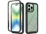 Custodia Iphone 14 Pro Max Custodia Protettiva Iphone 14 Pro Max Sleeve 360° Custodia Protettiva Completa In Plastica Nero Imoshion