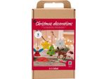 Creativ Company Set Di Decorazioni Natalizie In Legno Da Colorare