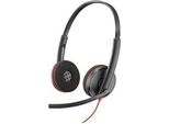 Hp Poly Poly Blackwire 3220 Stereo USB-A Headset (Bulk) Cuffie Ad Archetto Cablate Ufficio/Centro Chiamate Usb Type-A Nero (80S02A6)