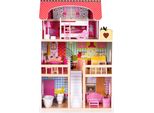Mobili Per Casa Delle Bambole In Legno 3 Piani Ecotoys