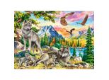 Castorland Puzzle Famiglia Di Lupi E Aquile 300 Pezzi