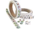 Creativ Company Adesivi Occhi E Baffi, 2000Pz.