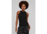 Urban Classics Donna Racer Back Rib Top Nero - 4XL
