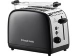 Russell Hobbs Tostapane Colours Plus 2 Fette 6 Livelli Portapane Nero