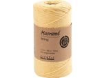 Creativ Company Filato Macramè Giallo Chiaro 198M Cotone Crafting