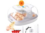 Incubatrice Completamente Automatica, Incubatrice 16 Uova Con Display, Controllo Della Temperatura Incubatrice Di Uova Hatcher Per Gallina Oca, Anatra, Piccione, Quaglia