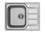 Lavello In Acciaio Inox Pyramis Athena 62X50 1B1D