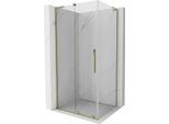 Mexen Velar L Cabina Doccia Scorrevole 120 X 70 Cm, Trasparente, Oro - 871-120-070-03-50