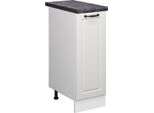 Vicco Armadio Cucina Dispensa Alto R-Line, 30 Cm , Pt Antracite, Bianco Casa Di Campagna/Bianco